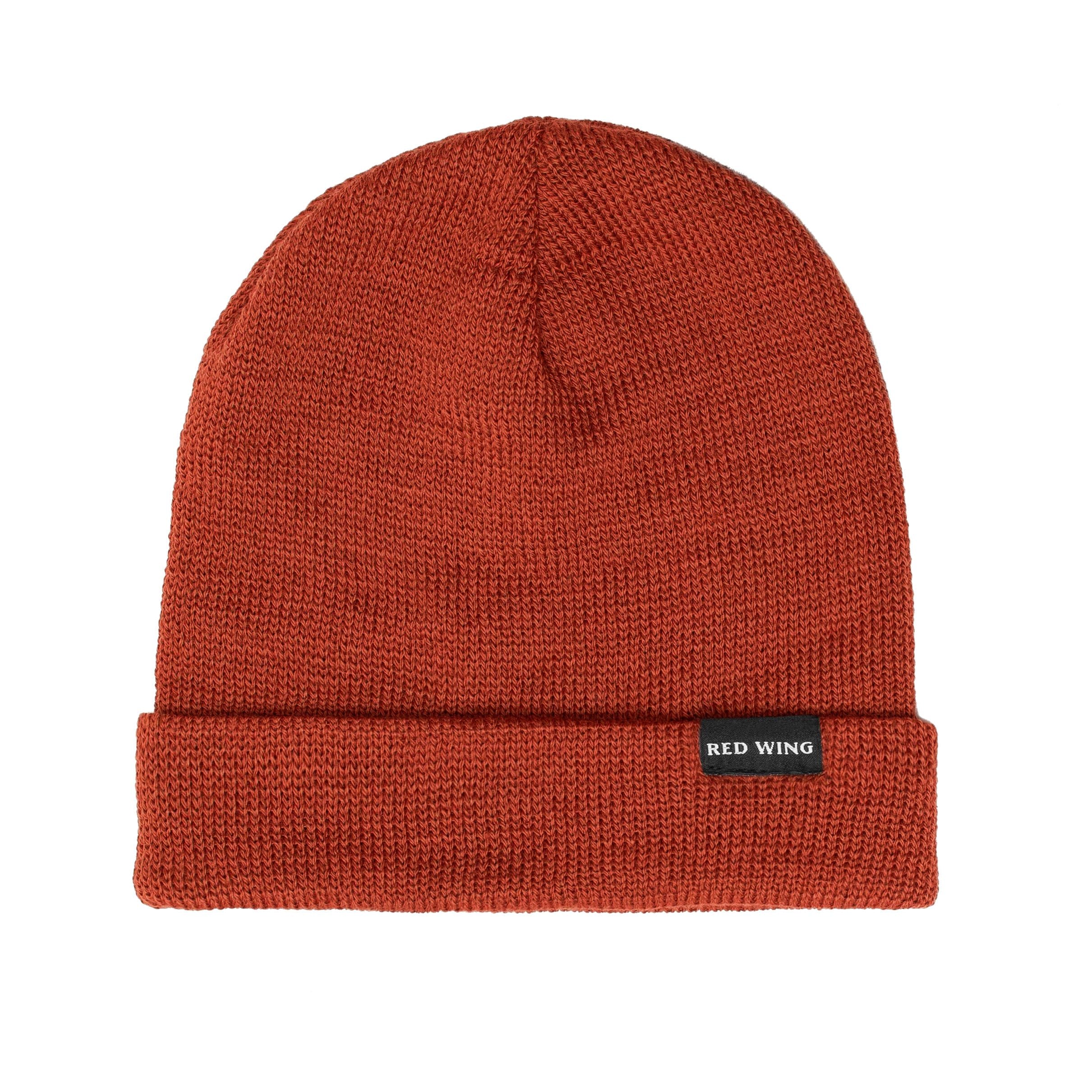 Shaniko Wool Jersey Beanie in Rust 97484