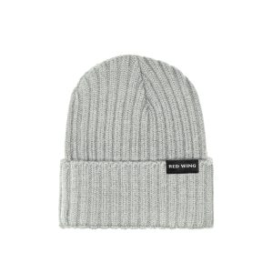 Shaniko Wool Knit Rib Beanie in Heather Grey 97482