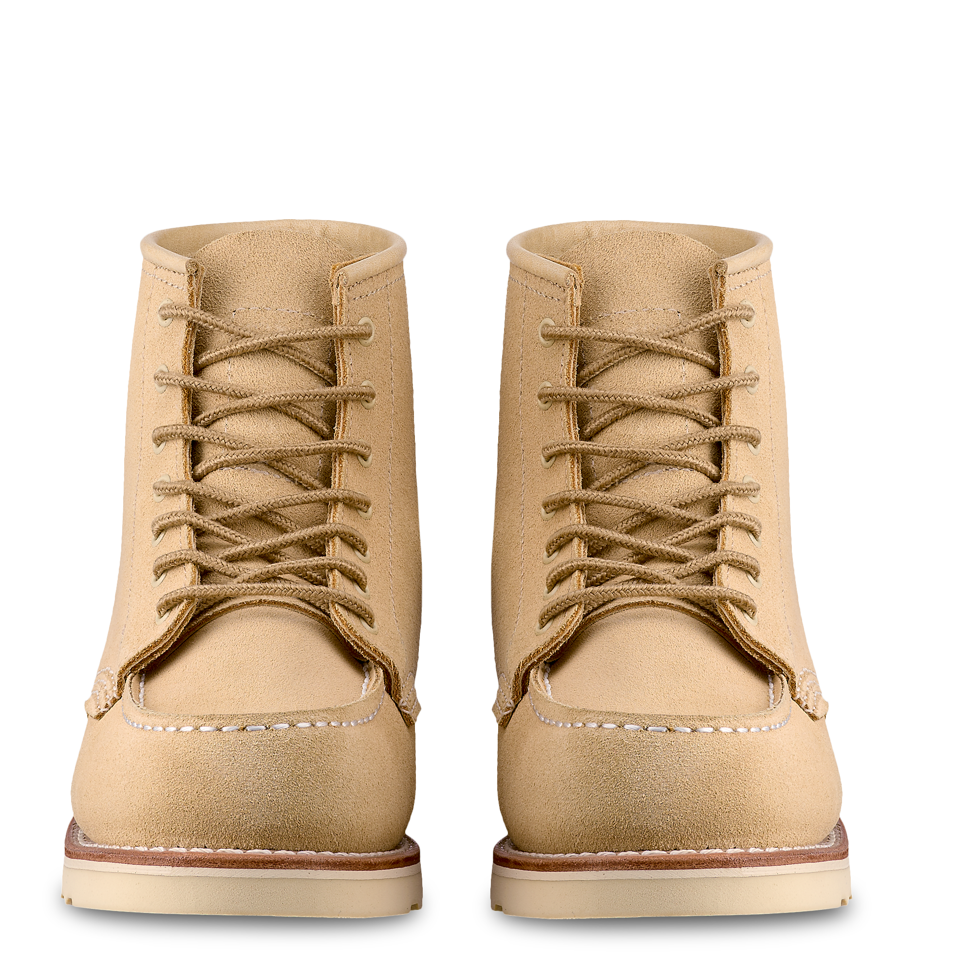 6-Inch Moc Toe Women's Boots 3328 - Cream Abilene Leather - Image 3