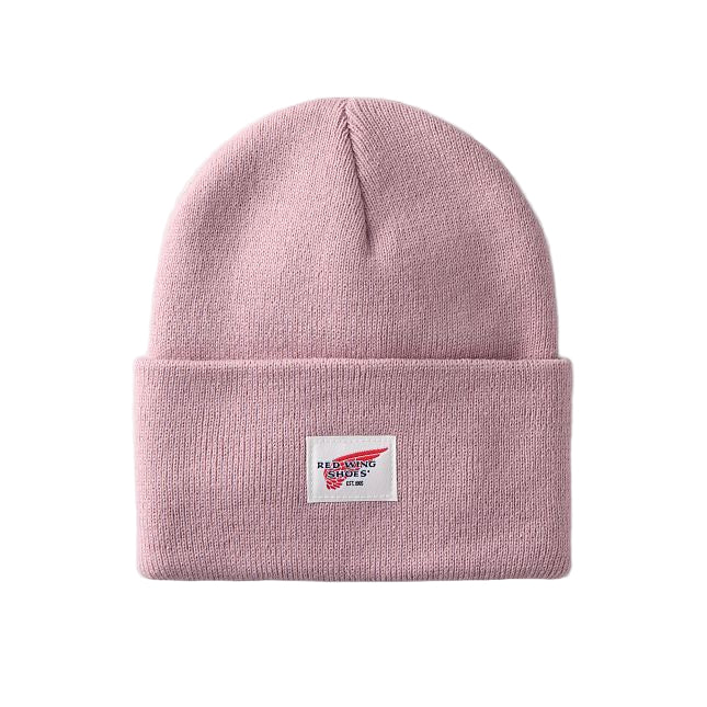 Logo Knit Beanie Hat - Pale Rose 98055