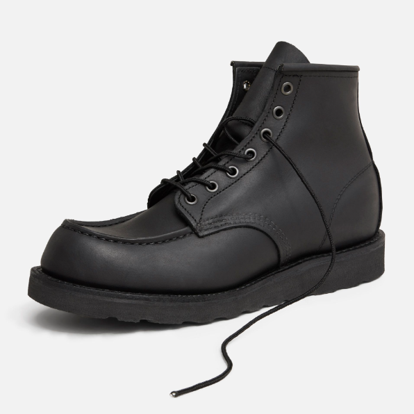 Classic Moc Toe Boots 8074 - Black Harness - Image 6
