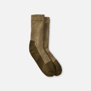 Olive Deep Toe Capped Socks 97643