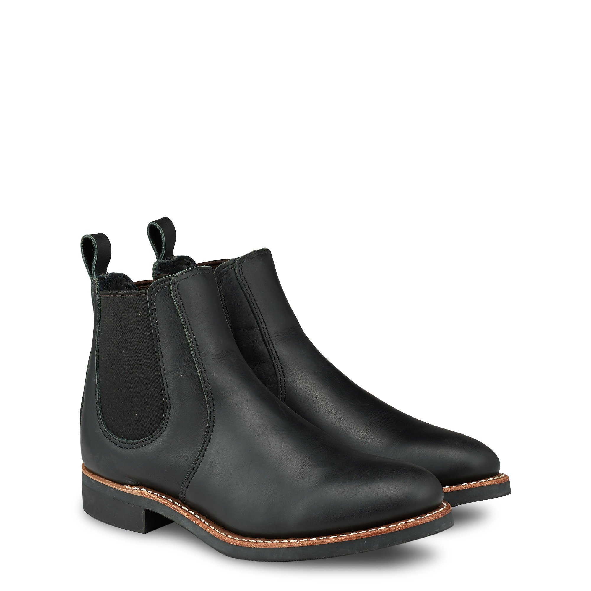 6-Inch Chelsea Women's Boots 3455 = Black Boundary - Image 2