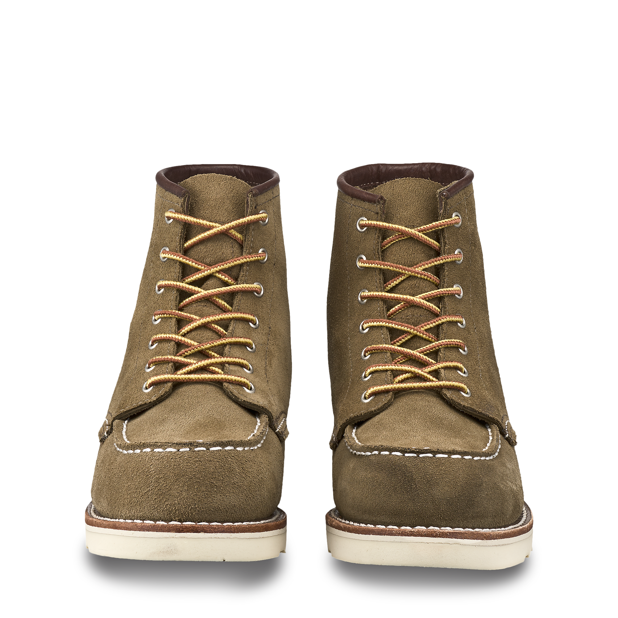 6-Inch Moc Toe Women's Boots 3377 - Olive Mohave - Image 3